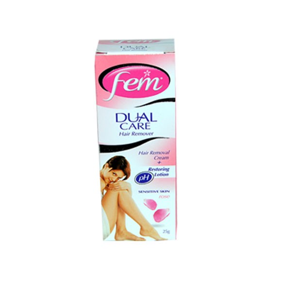 Fem Dual Care Rose Hair Removal Cream 25 Gm
