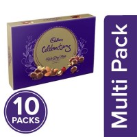 Cadbury Celebrations Rich Dry Fruits Chocolates Collection, Gift Box, 10x120 gm ( Multipack )
