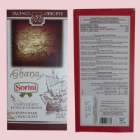 Ghana - sorini -cloccolato extra fondente extra dark chocolate