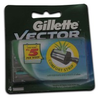 Gillette Vector Plus Cartridge 4s