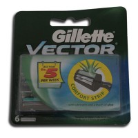 Gillette Vector Plus Cartridge 6s