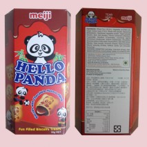 Meiji Hello Panda Biscuits With Chocolate Flavour Filling