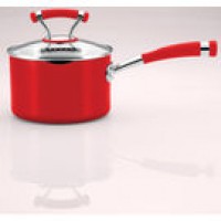 Prestige Circulon Contempo red Milk pan with Lid