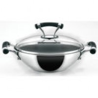 Prestige Circulon SS Elite Kadai with Lid
