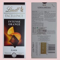 Lindt Excellence Orange Chocolate
