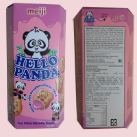 Meiji Hello Panda Biscuits With Strawberry Flavour Filling