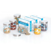 Steelo  Selo 200 ML Container Set Of 6 Pcs