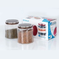 Steelo Skona 2000 ML Container Set Of 2 Pcs