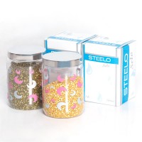 Steelo Selo 2400 ml Container Set of 2 Pcs